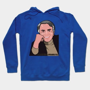 Carl Sagan Cartoon Hoodie